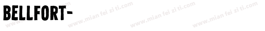 bellfort字体转换