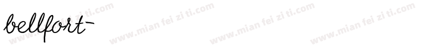 bellfort字体转换