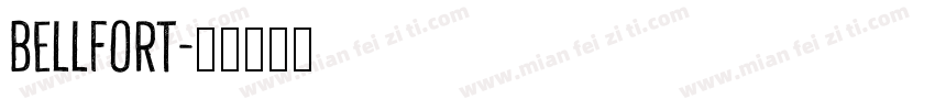 bellfort字体转换