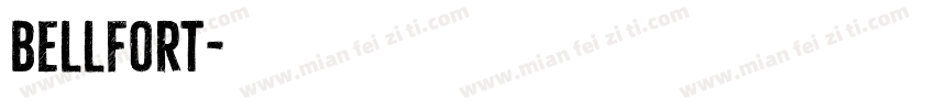 bellfort字体转换