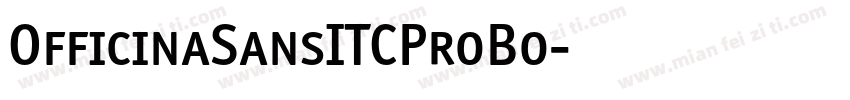 OfficinaSansITCProBo字体转换