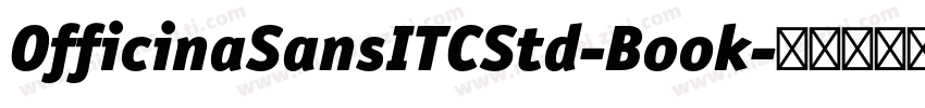 OfficinaSansITCStd-Book字体转换