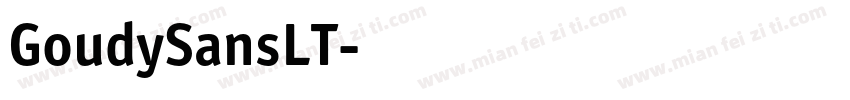 GoudySansLT字体转换