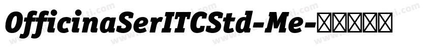 OfficinaSerITCStd-Me字体转换