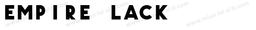 Empire-Black字体转换
