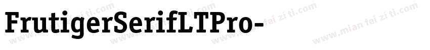 FrutigerSerifLTPro字体转换