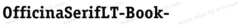 OfficinaSerifLT-Book字体转换