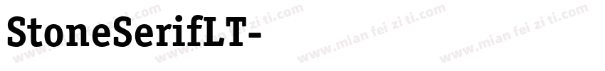 StoneSerifLT字体转换