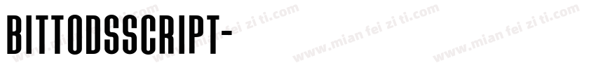BittodsScript字体转换