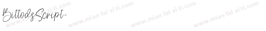 BittodsScript字体转换