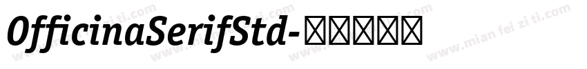 OfficinaSerifStd字体转换