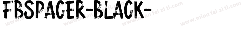 FbSpacer-Black字体转换