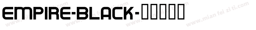 Empire-Black字体转换