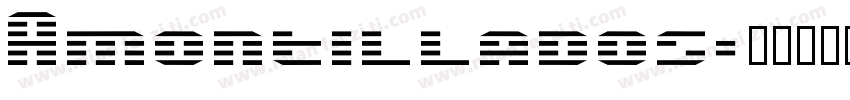Amontillados字体转换