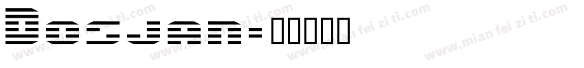 Dosjan字体转换