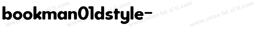 bookman01dstyle字体转换