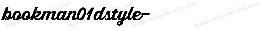 bookman01dstyle字体转换