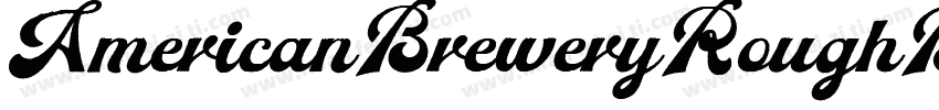 AmericanBreweryRoughDemo◆字体转换