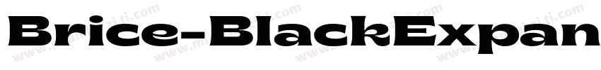 Brice-BlackExpanded字体转换