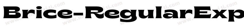 Brice-RegularExpanded字体转换