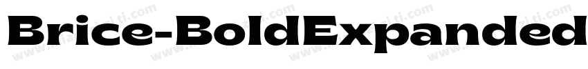 Brice-BoldExpandedBr字体转换