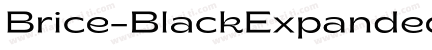Brice-BlackExpanded字体转换