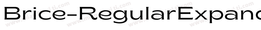 Brice-RegularExpanded字体转换