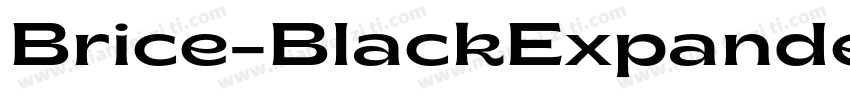 Brice-BlackExpanded字体转换