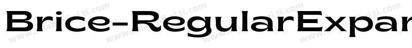 Brice-RegularExpanded字体转换