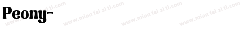 Peony字体转换