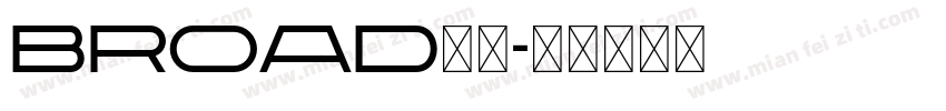 broad蛙泳字体转换