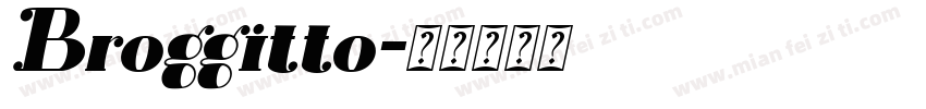 Broggitto字体转换