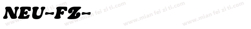 NEU-FZ字体转换