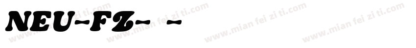 NEU-FZ-普通字体转换