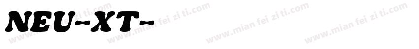 NEU-XT字体转换