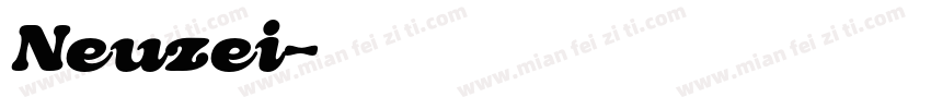 Neuzei字体转换