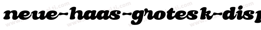 neue-haas-grotesk-display字体转换