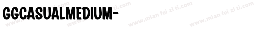 GGCasualMedium字体转换