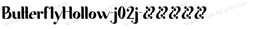 ButterflyHollow-j02j字体转换