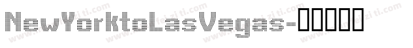 NewYorktoLasVegas字体转换