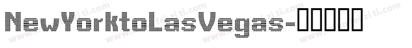NewYorktoLasVegas字体转换