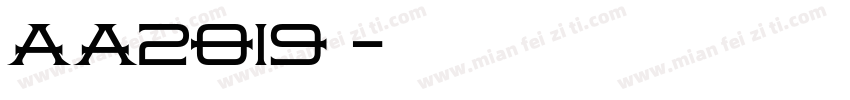Aa2019猪事顺意字体转换