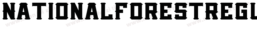 NationalForestRegul字体转换