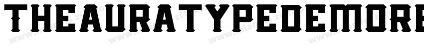 TheauratypedemoRegul字体转换