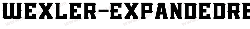 Wexler-ExpandedRegul字体转换