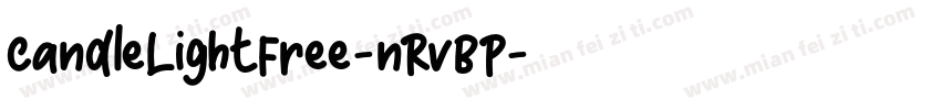 CandleLightFree-nRvBP字体转换