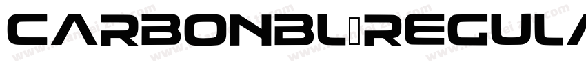 CarbonBl-Regular字体转换