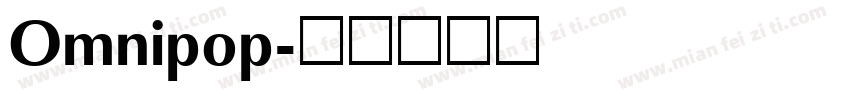 Omnipop字体转换