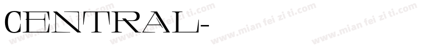 Central字体转换