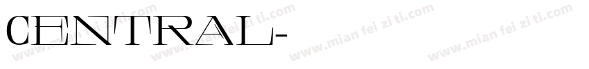 Central字体转换